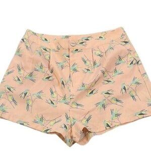 Forever 21 Medium High Waist Bird Shorts